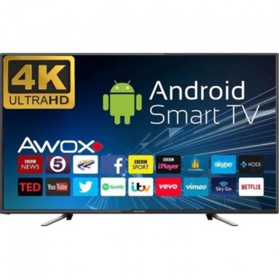 Awox U5100STR 4K Ultra HD 50" 127 Ekran Uydu Alıcılı Smart LED TV