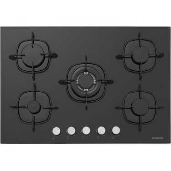 Silverline Cs5365B01 75cm Siyah 4+1 Wok D.Gazlı Cam Ankastre Ocak