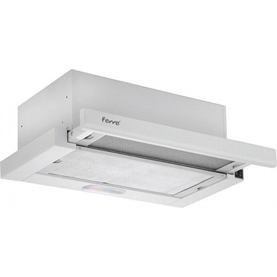 Ferre D 037 B 3 Kademe Beyaz Sürgülü Aspiratör (Ücretsiz Montaj)