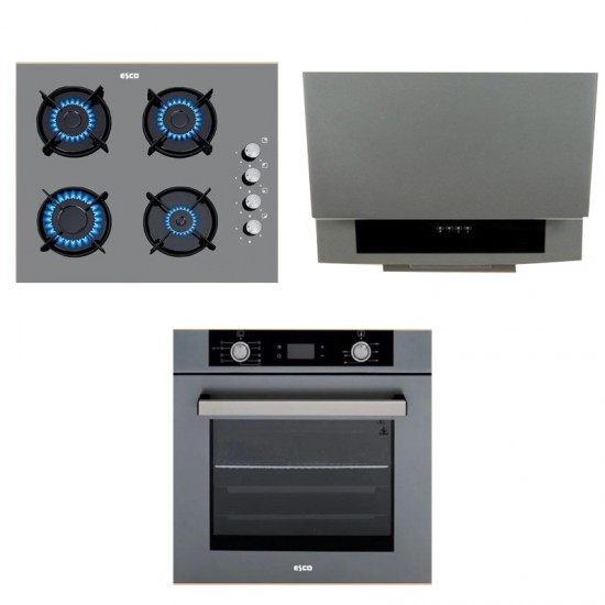 Bexel Gri Airfry Dijital Ankastre Set (Baf72+Bao41+Da55)